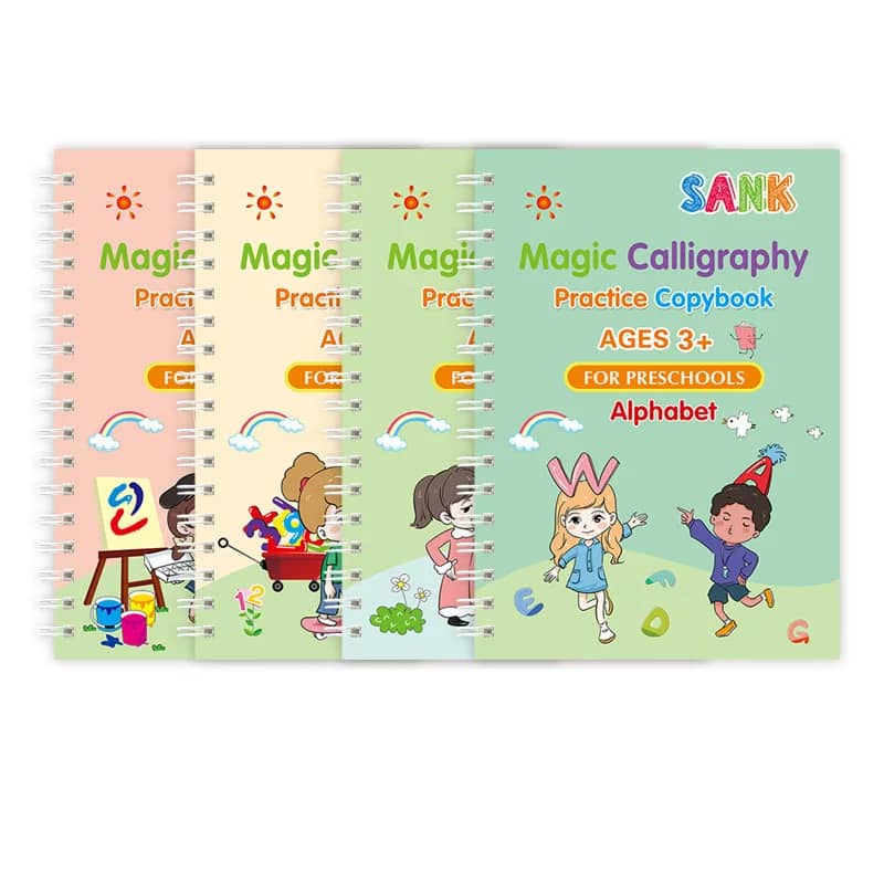 Magic Calligraphy Practice Copybook Set - English Edition