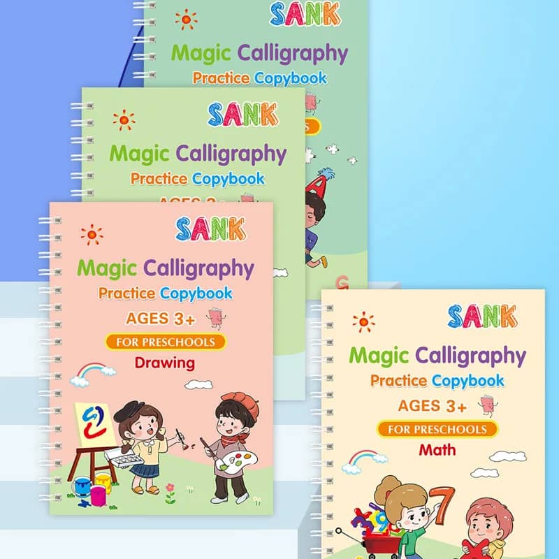 Magic Calligraphy Practice Copybook Set - English Edition